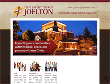 Tablet Screenshot of fbcjoelton.org